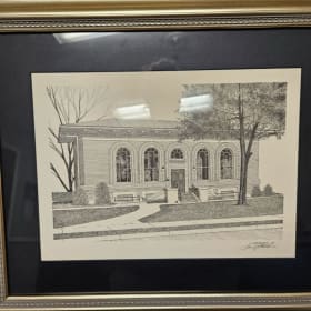 Carnegie Library Sketch, Palestine, TX item
