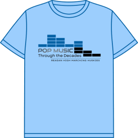 Throwback- 2025 Marching Band Show Shirt- Carolina Blue item