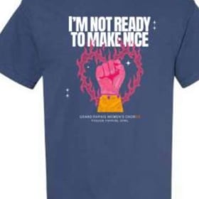 T-shirt - I'm Not Ready to Make Nice - Pink Fist (Small) item