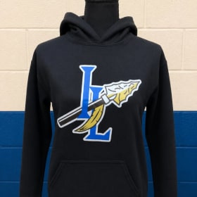 Black Hoodie w/ Blue Gold & White Logo item