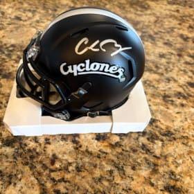 Gridiron Bourbon/Vodka/Cyclones Helmet - signed by CJR item