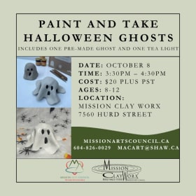 Paint & Take Halloween Ghosts - October 8 item