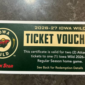 Iowa Wild Ticket Voucher item