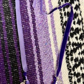 Purple Ribbon Charm Necklace item