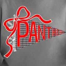 Gray Panthers Bow Pennant Hoodie item