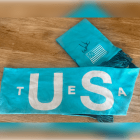 Signed Olympic Scarf from Mikaela Shiffrin item