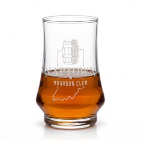 Naptown Bourbon Club Logo Kenzie Glass item