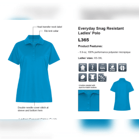 L365 Everyday Snag Resistant Ladies' Polo item