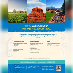 Sedona Arizona 5day Golf Trip for 2 item
