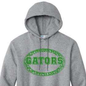 Adult Size Gray Gators Hoodie item