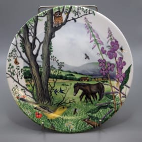 015 -Wedgwood China Plate - The Hayfield item