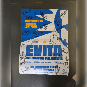 Evita - Signed poster item