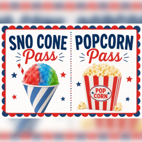 Popcorn and Sno Cone Pass item