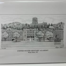 West Pointillism Print: "The Plain" item