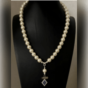 JbyR 100th Anniversary Swarovski Crystal Pearl Necklace item