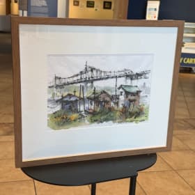 Winona Boat Houses by Kar-Keat Chong item