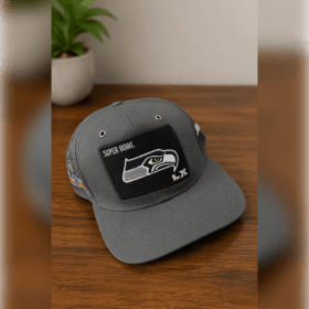 Seahawk super bowl cap signed by Mike MacDonald item