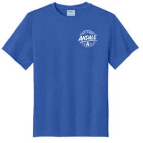 Youth 50/50 Cotton Tee - Left chest print item