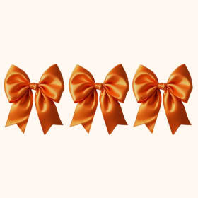 Buy 3 Orange Bows item