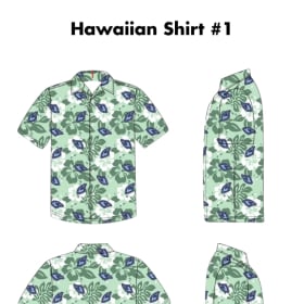 Mens Hawaiian Shirt #1 item
