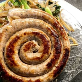 Chicken Sausage with Spinach Red Pepper and Feta item