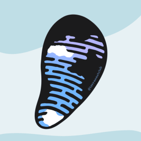 Mussel Shell Sticker item