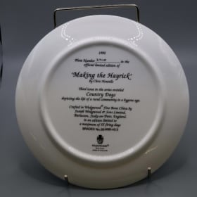 009 -Wedgwood China Plate - Making the Hayrick item