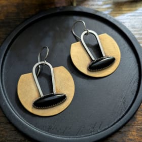 Jovy Rockey Earrings - Black Onyx item
