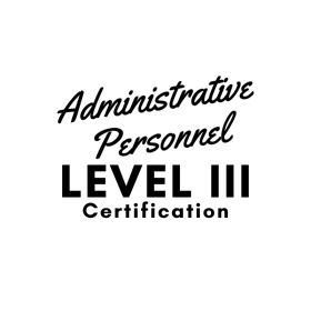 Level III Certification item