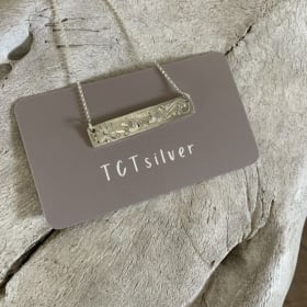 Sterling Bar Necklace item