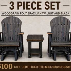 Adirondack Chairs & Side Table With Gift Certificate item