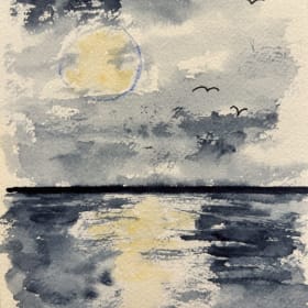 A Moonlit Night Over the Sea item