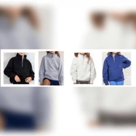 Photo of Youth Boxy 1/2 Zip Fleece