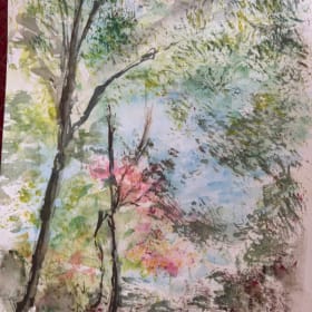 Lake Sebago Watercolor item