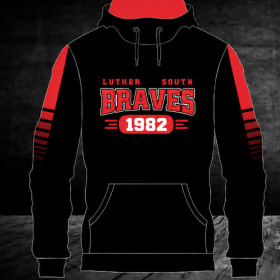 Luther South Black/Red Sweatshirt - Style 3 item
