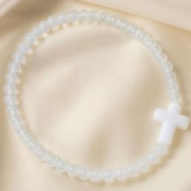 White Cross Bracelet item