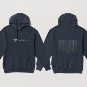 Hoodie J'aime les bits item