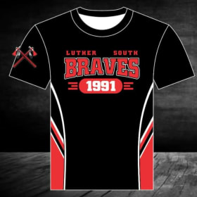 Luther South Black/Red/Wht Tee - Style 6 item