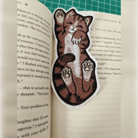 Hand Made Customized Embroidered Cat Bookmark item