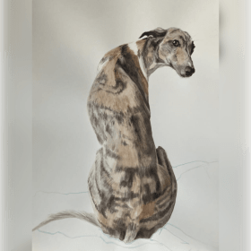 Bow Wow Sketch Custom Portrait item