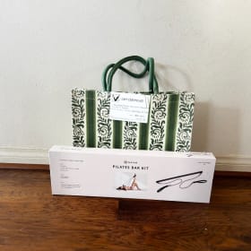 Form & Movement Pilates : $300 Gift Cert. Tote & Bar Kit item