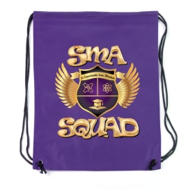 SMA Purple Cinch Bag item