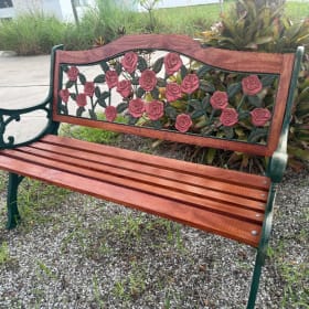 Garden bench item