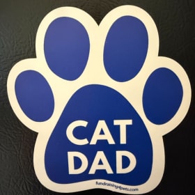 Cat Dad Magnet item