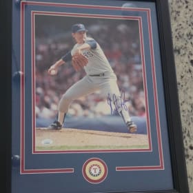 Nolan Ryan Signed 16x20 Framed Print item