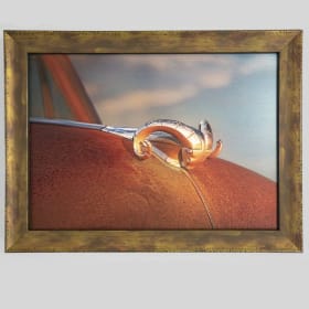 Framed Photo of a Dodge Ram Hood Ornament item