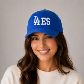 Adult Baseball Twill "Dad" Cap with Embroidered "LAES" item