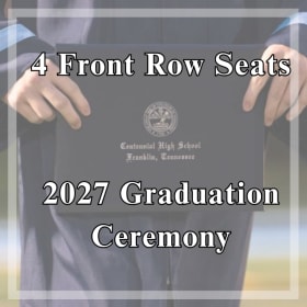 2027 Graduation - 4 Front Row Seats item