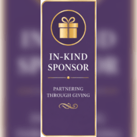 🎁 In-Kind Sponsorship item