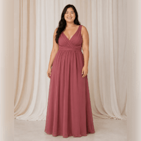 Photo of Lot 13, Rose Chiffon V-Neck